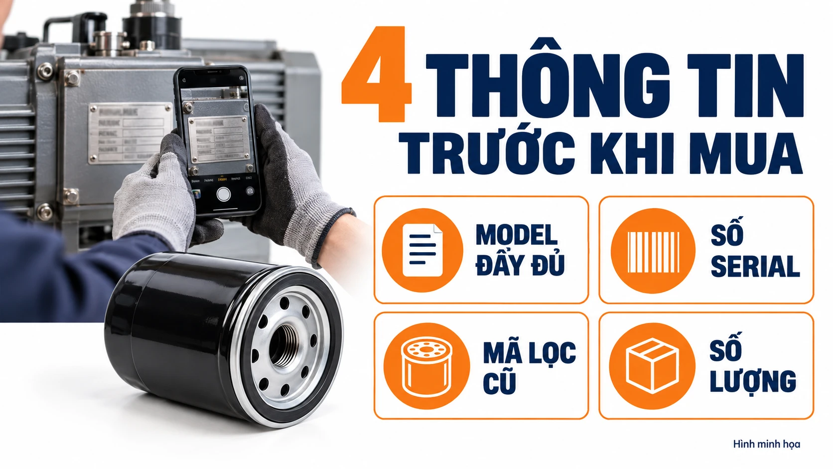 So Sánh Lọc Dầu Busch 0531 000 001, 002 Và 005: Cách Chọn Mã Đúng