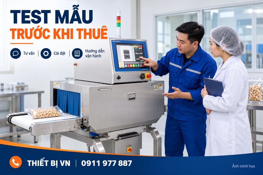 Cho Thuê Máy Dò Tạp Chất Xray Chất Lượng Cao, Uy Tín