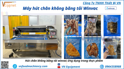 Máy hút chân không băng tải công nghiệp Winvac