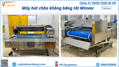 Máy hút chân không băng tải công nghiệp Winvac