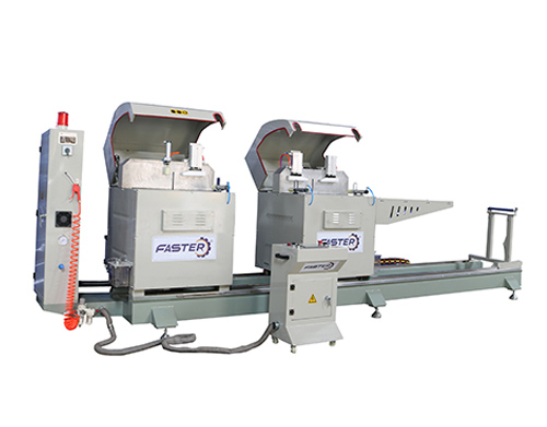 Máy cắt nhôm 2 đầu mâm xoay F500 CNC