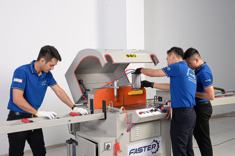 Máy cắt nhôm 1 đầu mâm xoay F500 - Ảnh 5