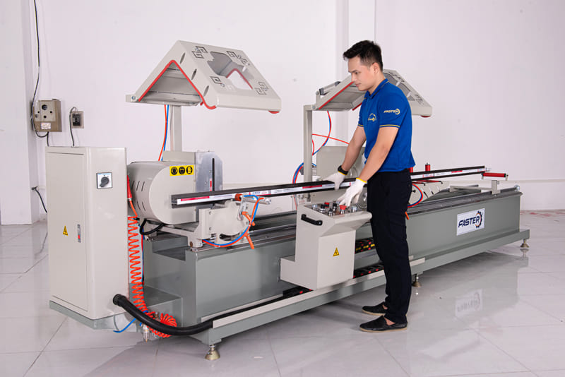 Máy cắt nhôm 2 đầu F55 - Ảnh 2