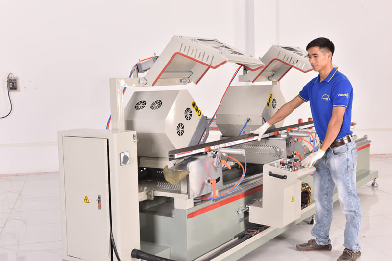 Máy cắt nhôm 2 đầu F77 - Ảnh 3