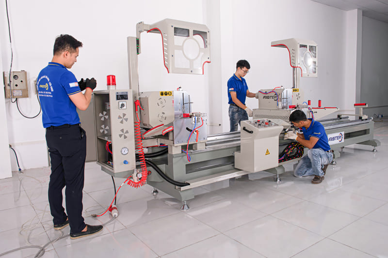 Máy cắt nhôm 2 đầu F90 - Ảnh 8