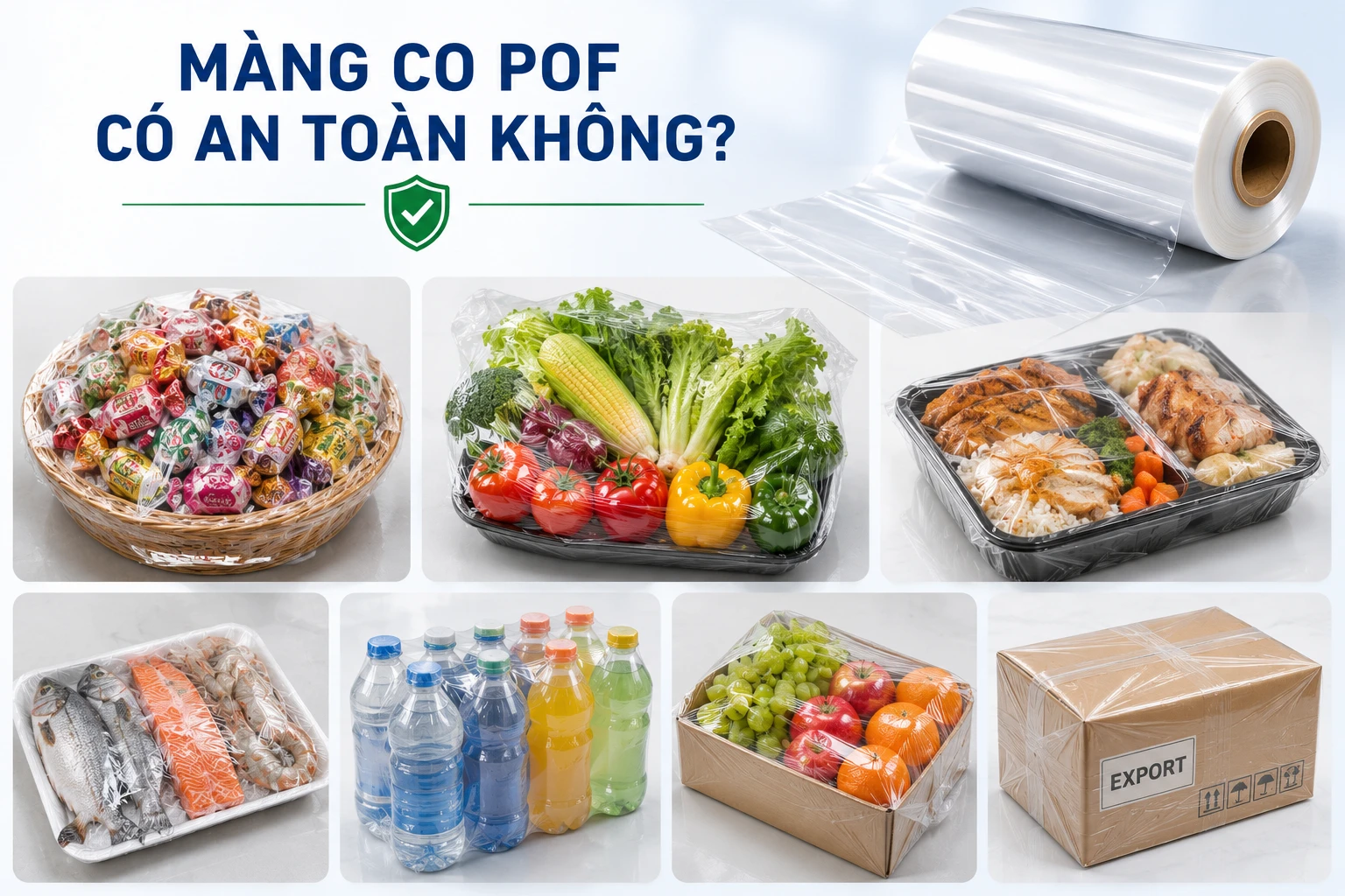 màng co pof có an toàn không