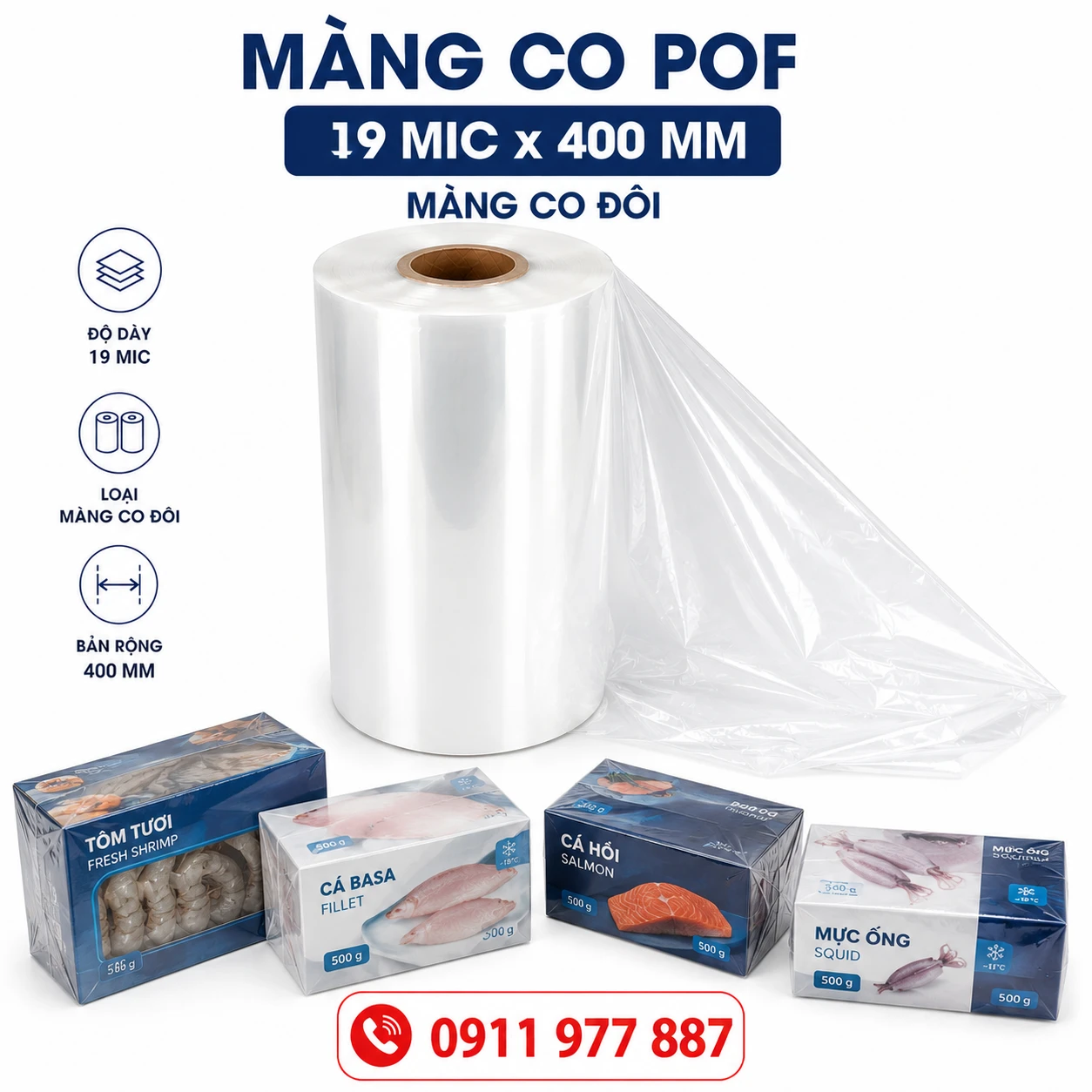 màng co pof 19 mic 400