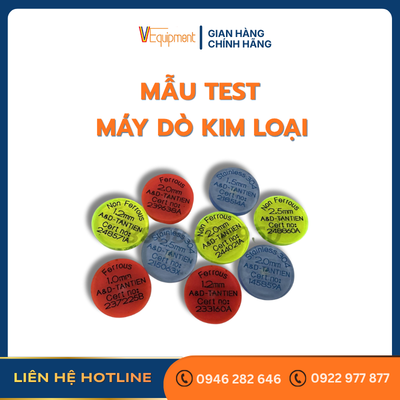 MẪU TEST MÁY DÒ KIM LOẠI - Ảnh 2