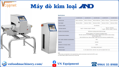 MÁY DÒ KIM LOẠI THỰC PHẨM - Ảnh 2