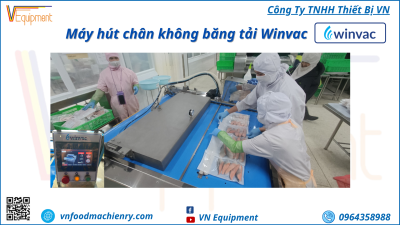 Máy đóng gói chân không băng tải winvac - Ảnh 3