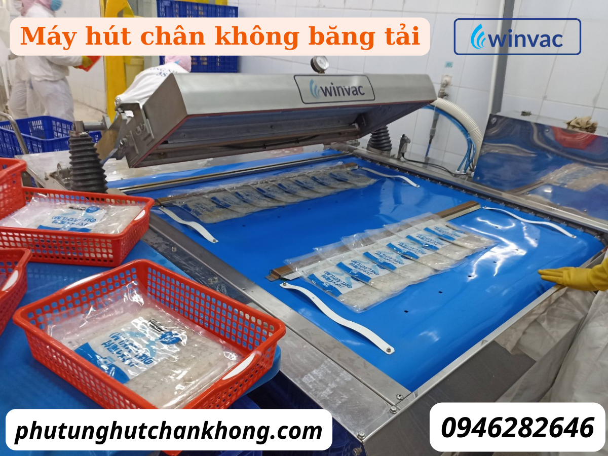 Máy đóng gói chân không liên tục
