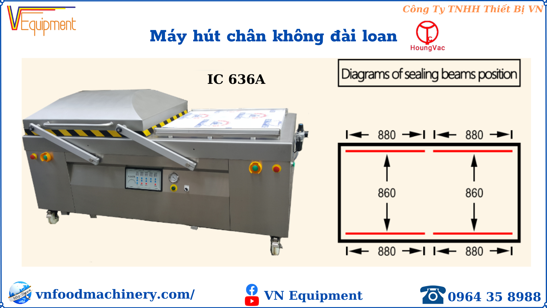 MÁY HÚT CHÂN KHÔNG 2 KHOANG