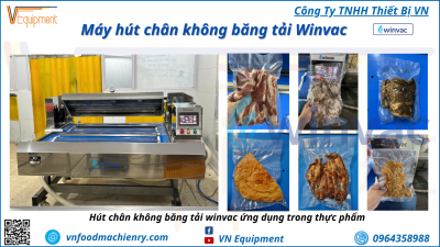 Máy hút chân không băng tải công nghiệp Winvac - Ảnh 4
