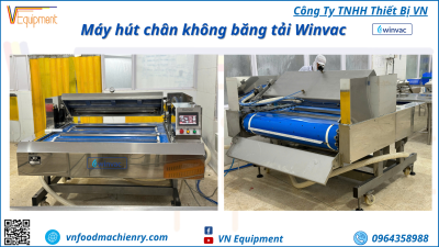 Máy hút chân không băng tải công nghiệp Winvac - Ảnh 2