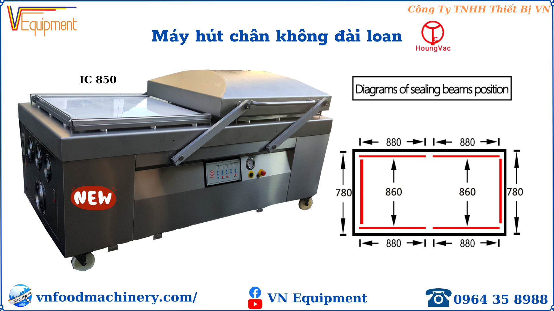 Máy hút chân không đài loan