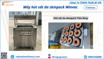Máy hút sát da skinpack Winvac- Skinpack Tôm Ring - Ảnh 3