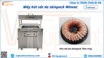 Máy hút sát da skinpack Winvac- Skinpack Tôm Ring - Ảnh 2