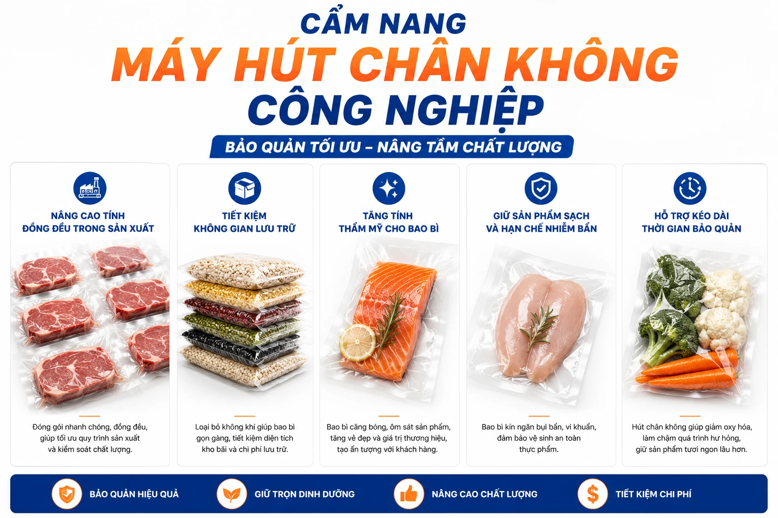 Lợi ích máy hút chân không công nghiệp
