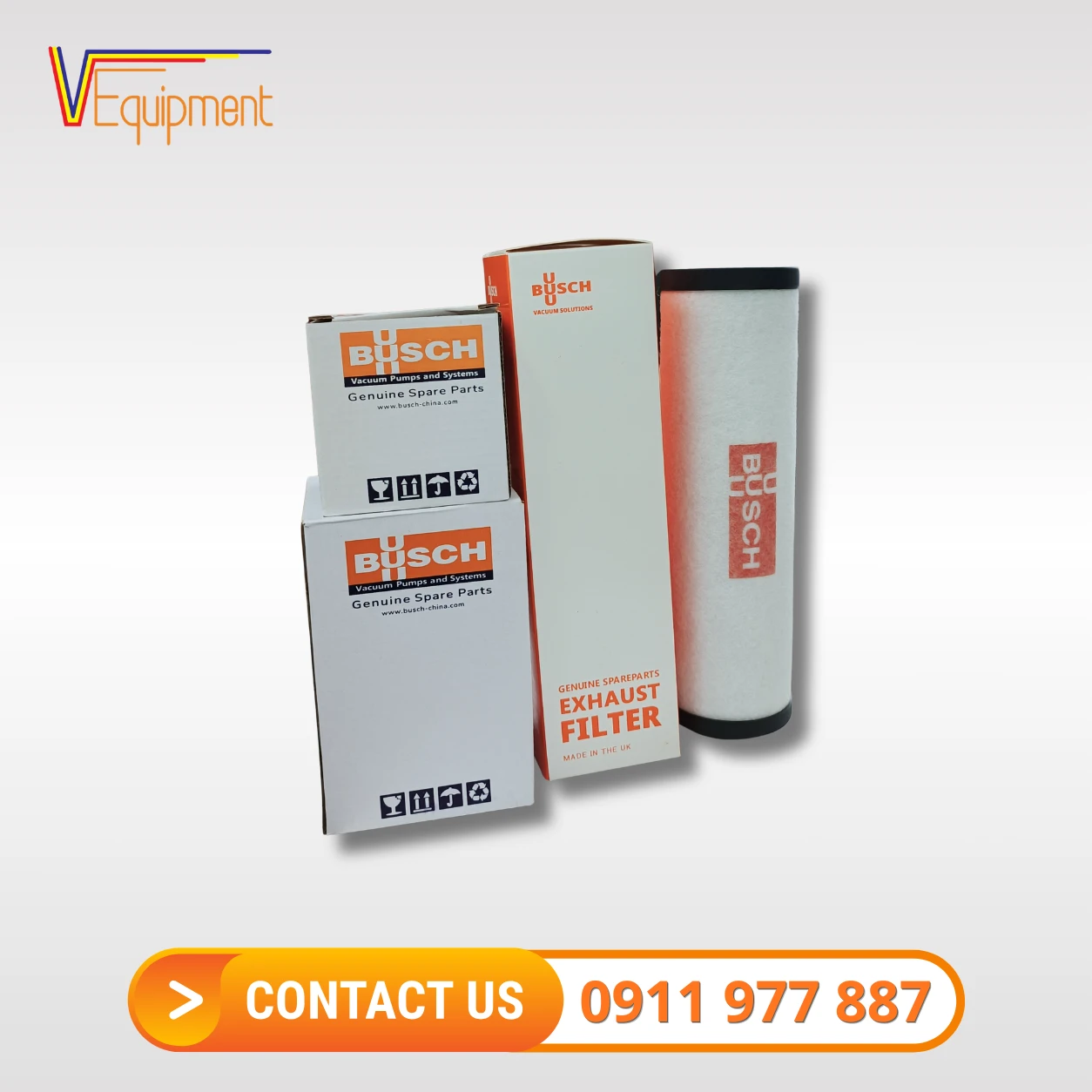 Lọc Tách Dầu Bơm Busch V532 140 157 Chính Hãng