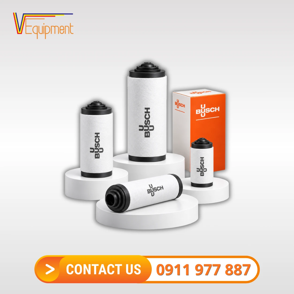 Lọc Tách Nhớt Busch V532 141 267 Chính hãng, Có VAT