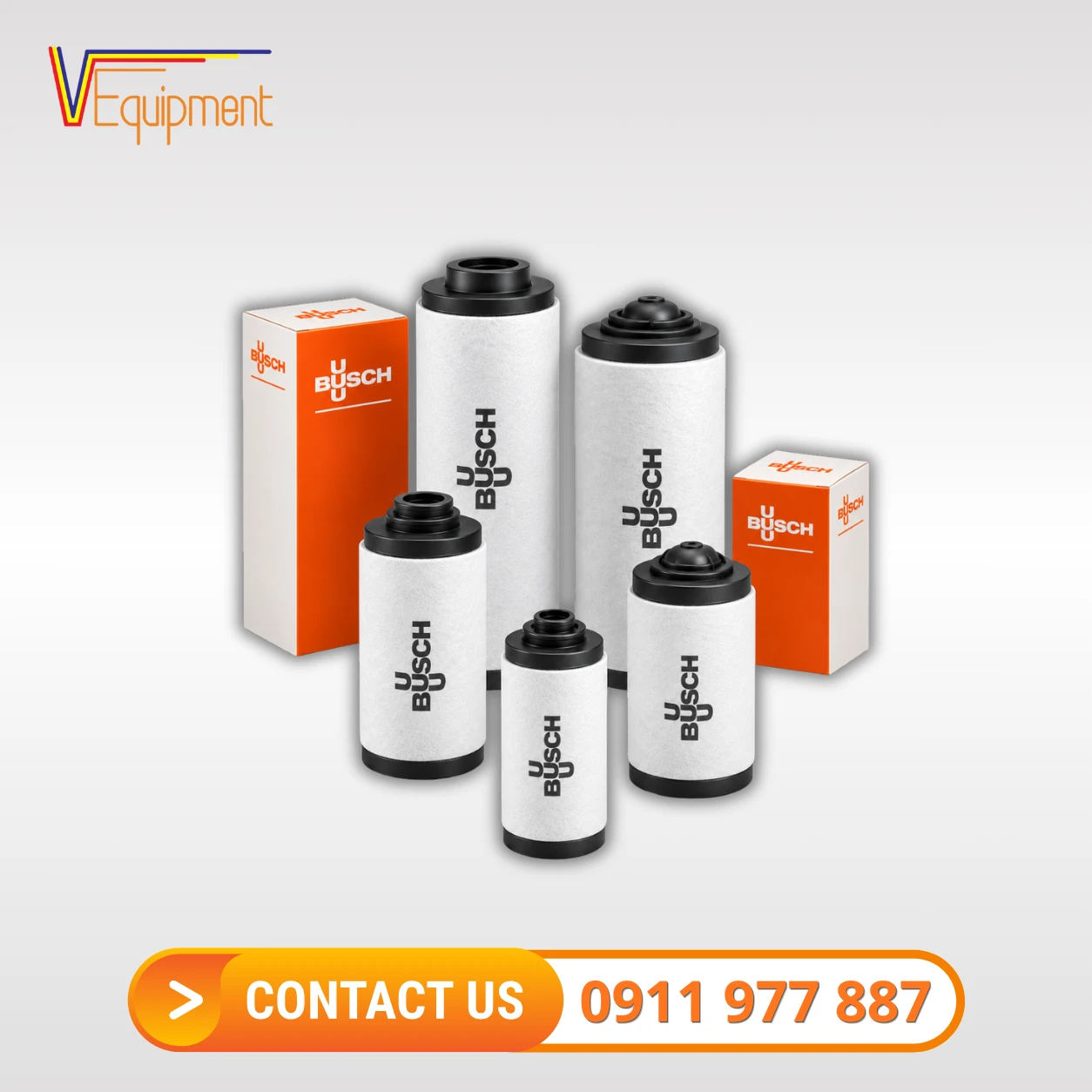 Lọc Tách Nhớt Busch V532 141 269 Chính Hãng, Chuẩn Đức