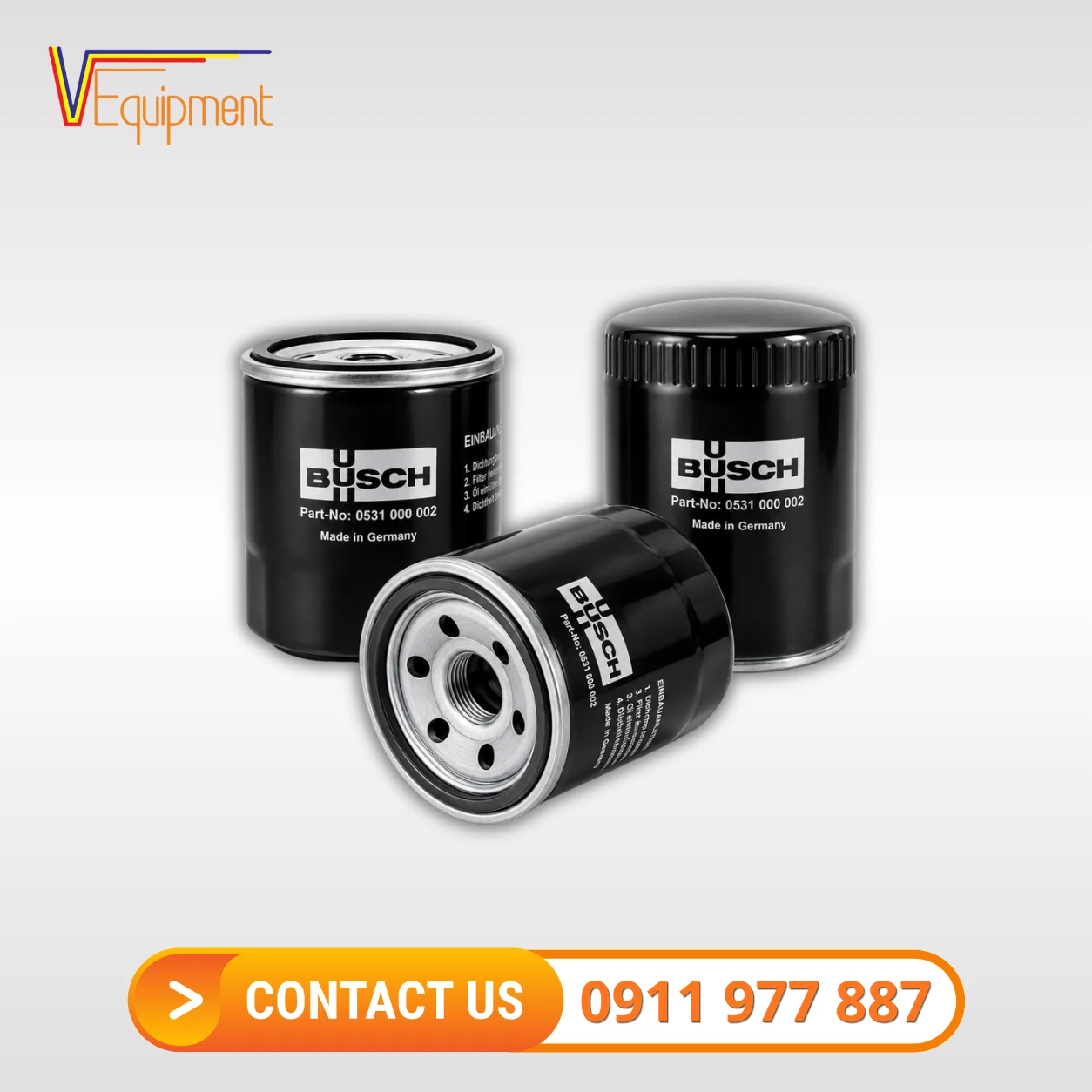 Lọc dầu Busch 0531 000 005 sẵn hàng tại kho HCM
